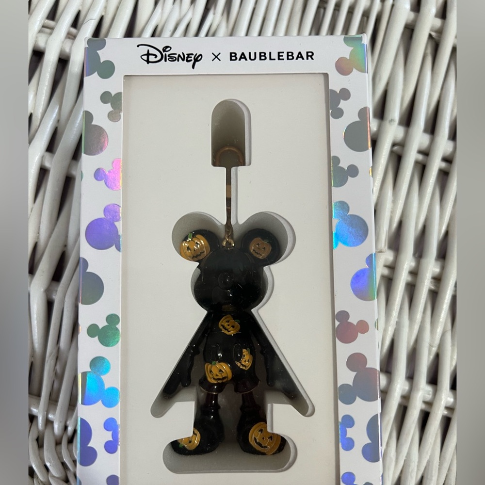 Disney x Baublebar Mickey Mouse Pumpkin Bag Charm